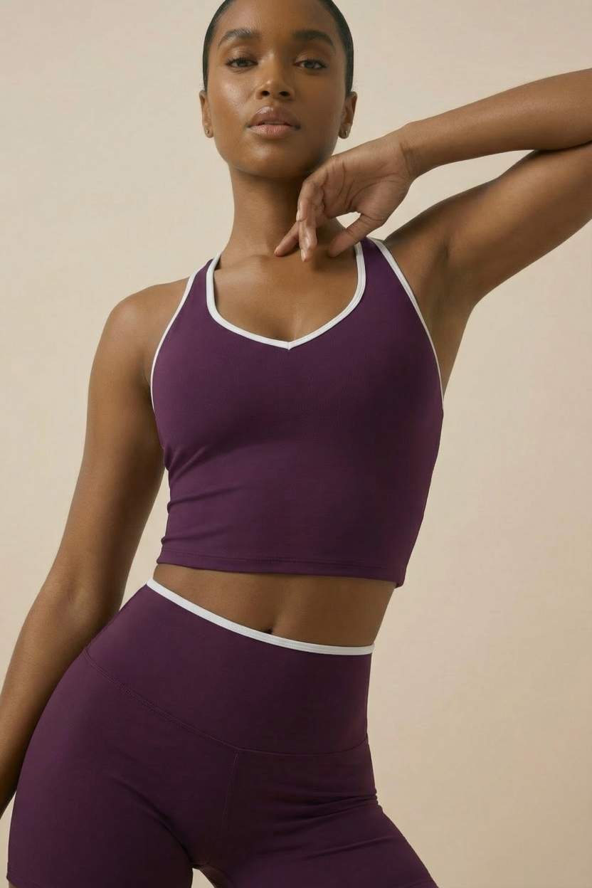 Rachelle High Waist Shorts Active Set