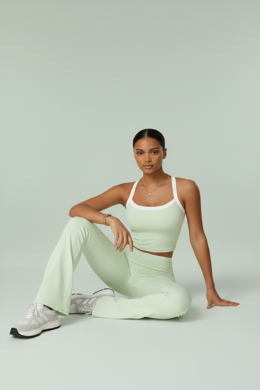 Rachelle High Waist Flare Leg Set