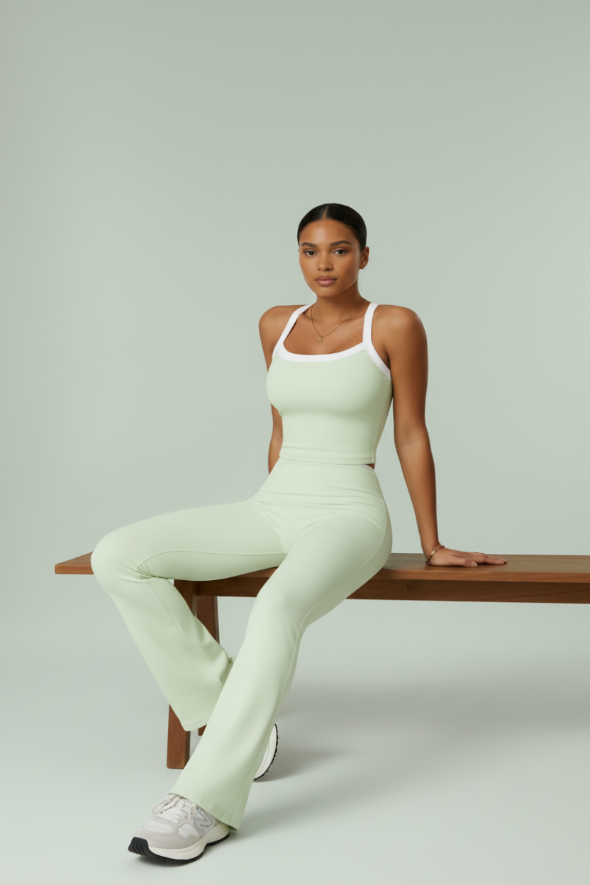 Rachelle High Waist Flare Leg Set