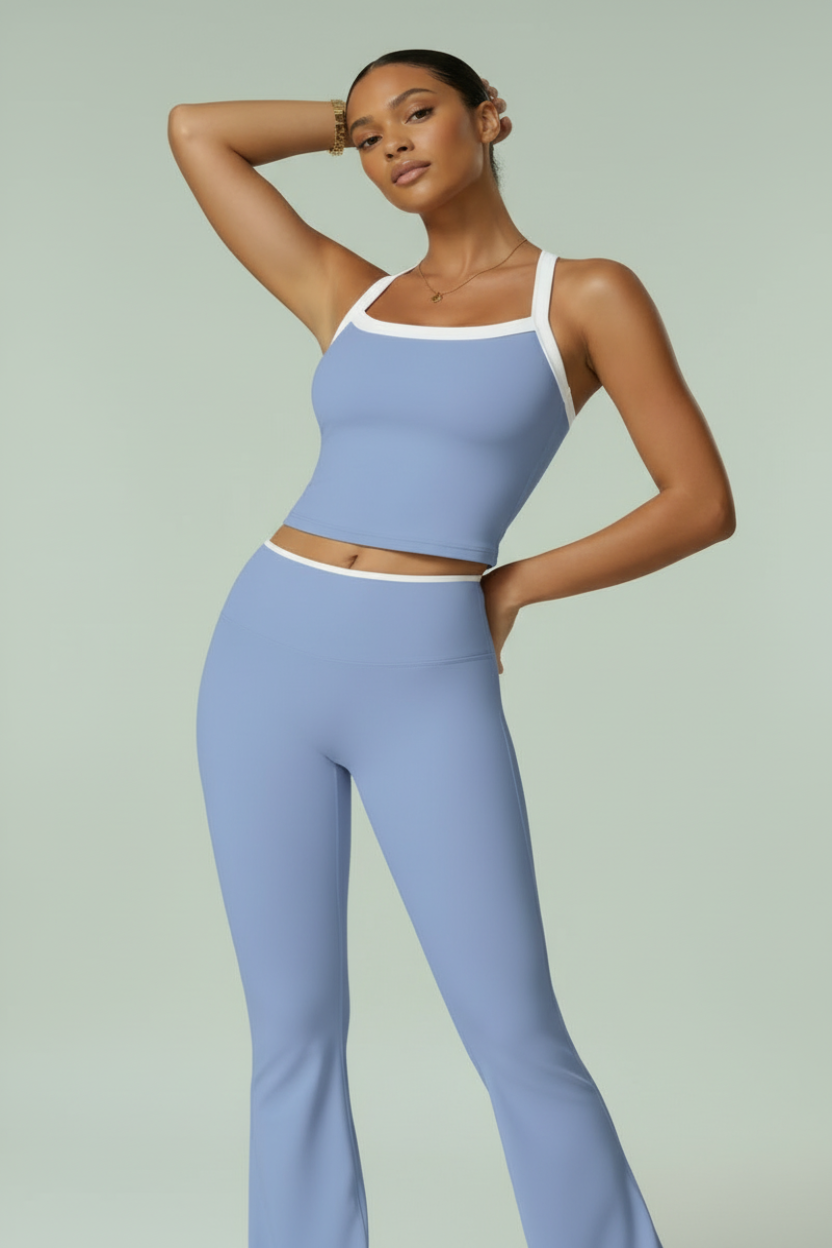 Rachelle High Waist Flare Leg Set