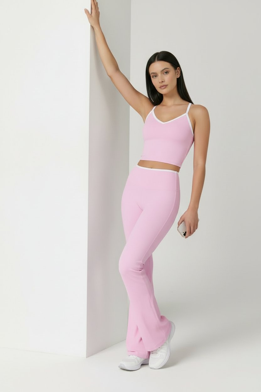 Rachelle High Waist Flare Leg Set