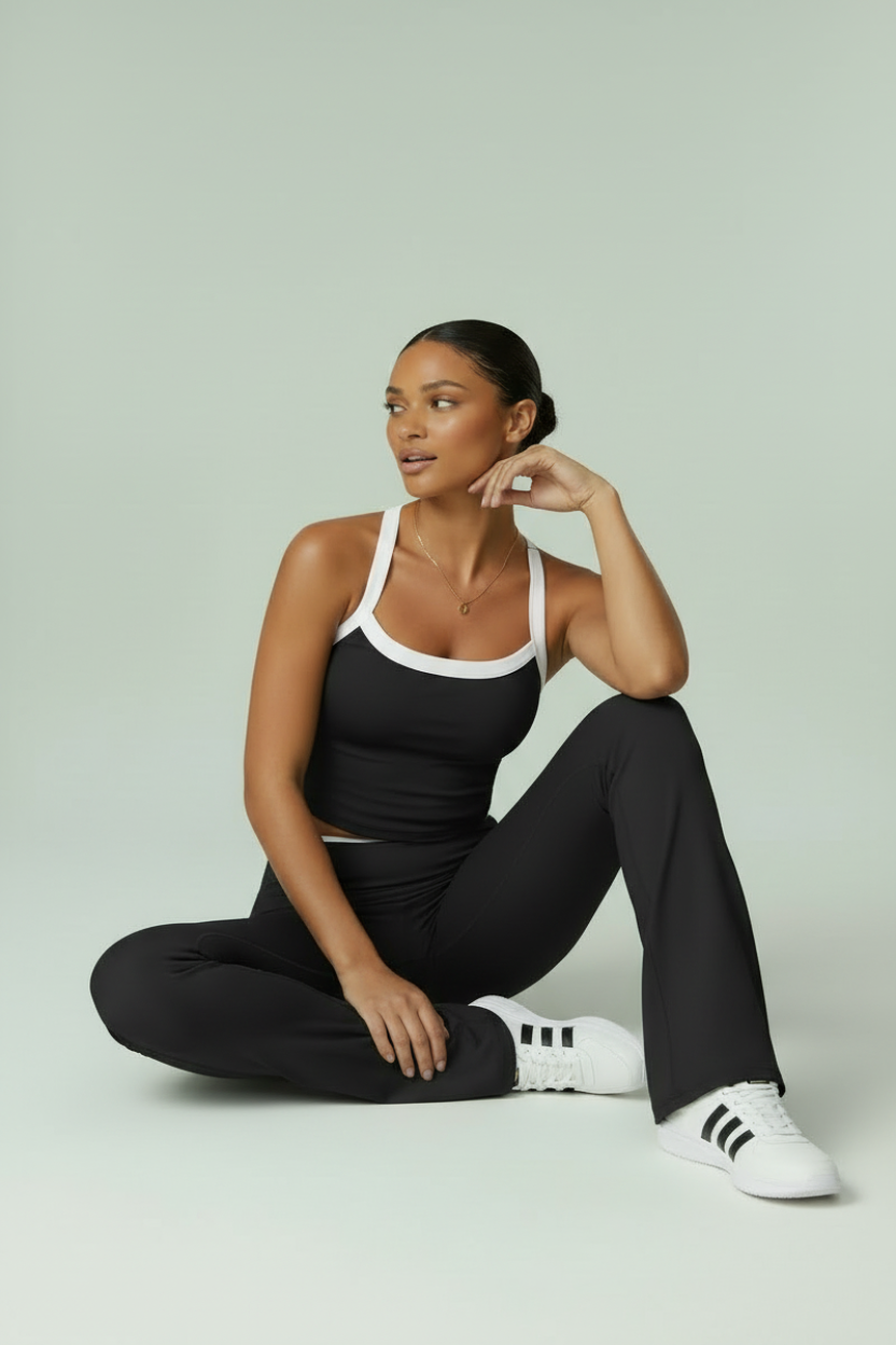 Rachelle High Waist Flare Leg Set